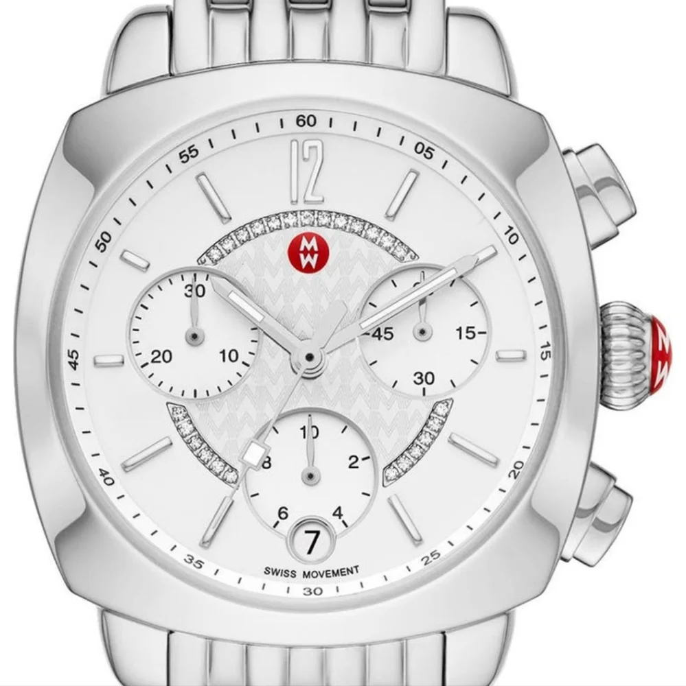 Authentic Michele Ascalon diamond watch